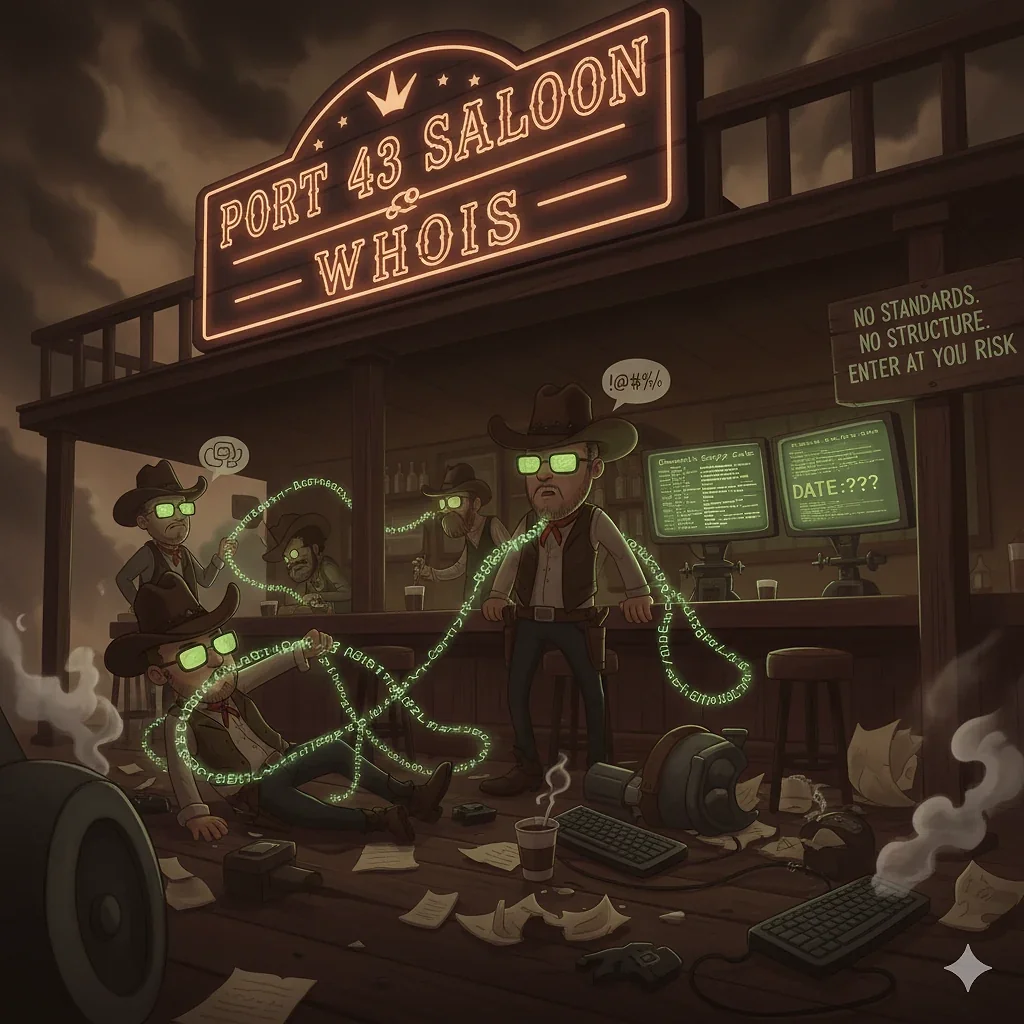 What is wrong with port 43?